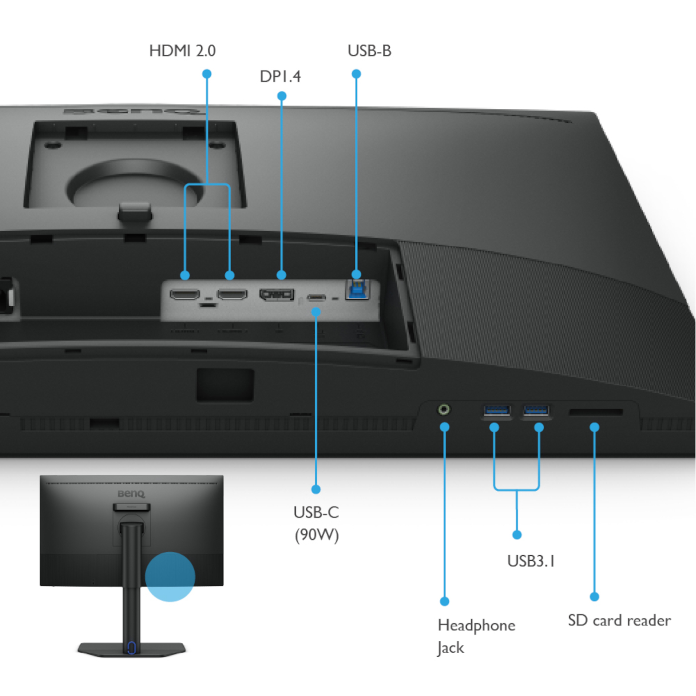 Professional monitor foro photographers BenQ SW272Q - 27